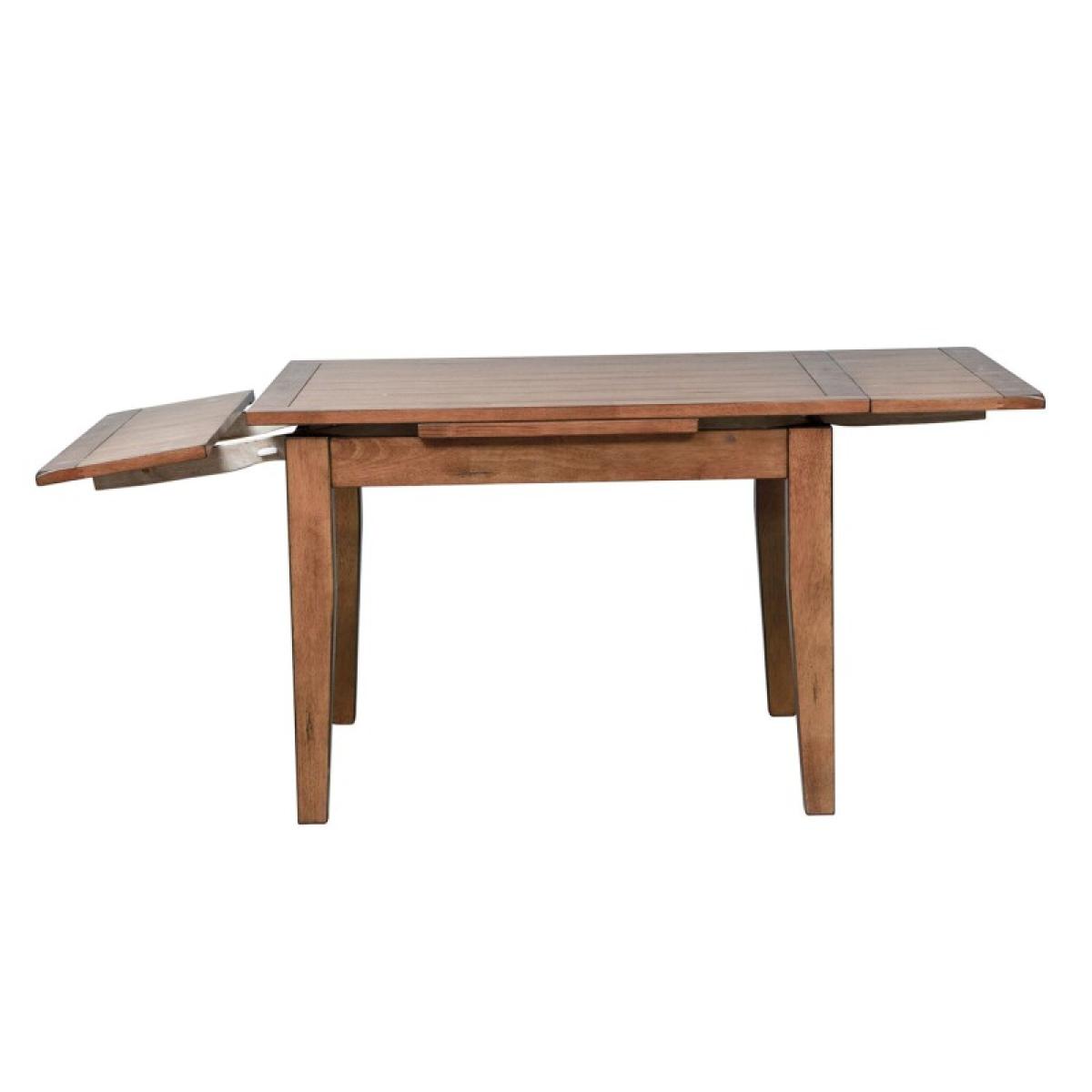 Treasures Retractable Leg Table - Oak - Image 9