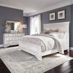 Abbey Park Queen Panel Bed, Dresser & Mirror