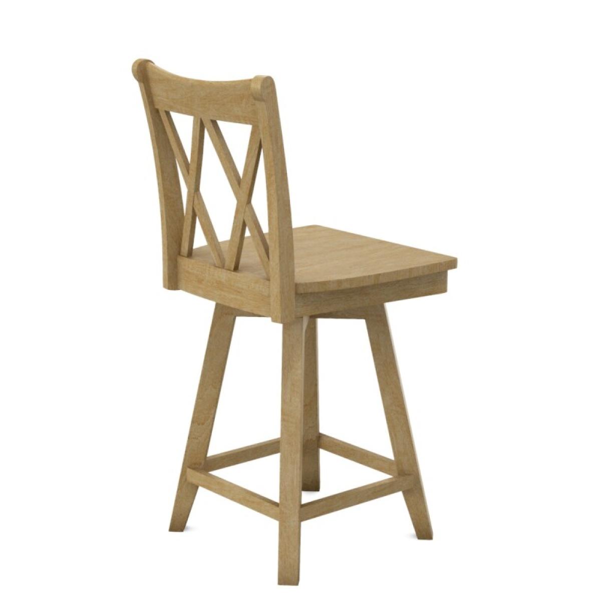 24'' XX Back Swivel Counter Stool - Image 28