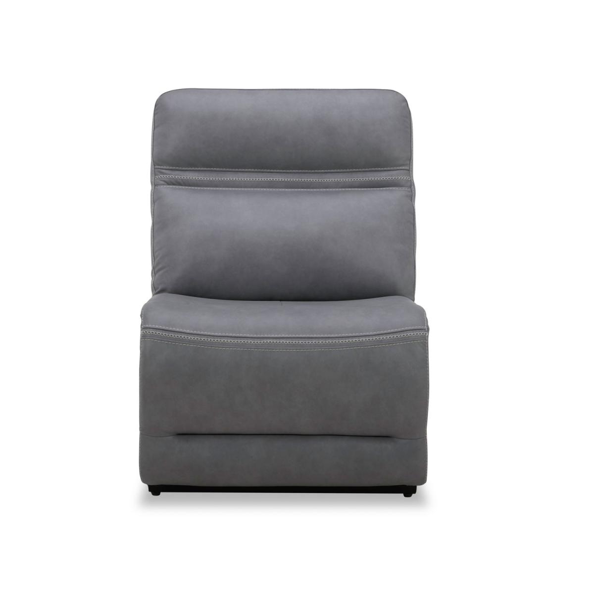 Armless Chair - Blue Gray - Image 4