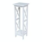 Home Accents - 36''H X Side Plant Stand in White
