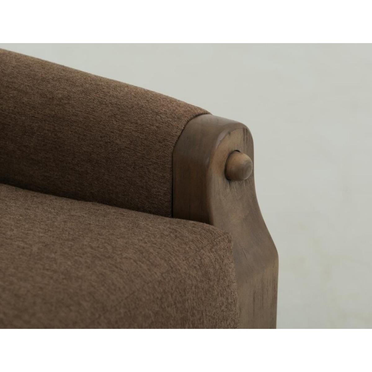 Xel-Ha II Wooden Frame, Upholstered Sofa - Image 6