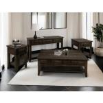 4 Drawer, 1 Shelf Cocktail Table - Teak - Image 5