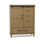 Farmhouse Chic Sliding Door Chest - Image 4