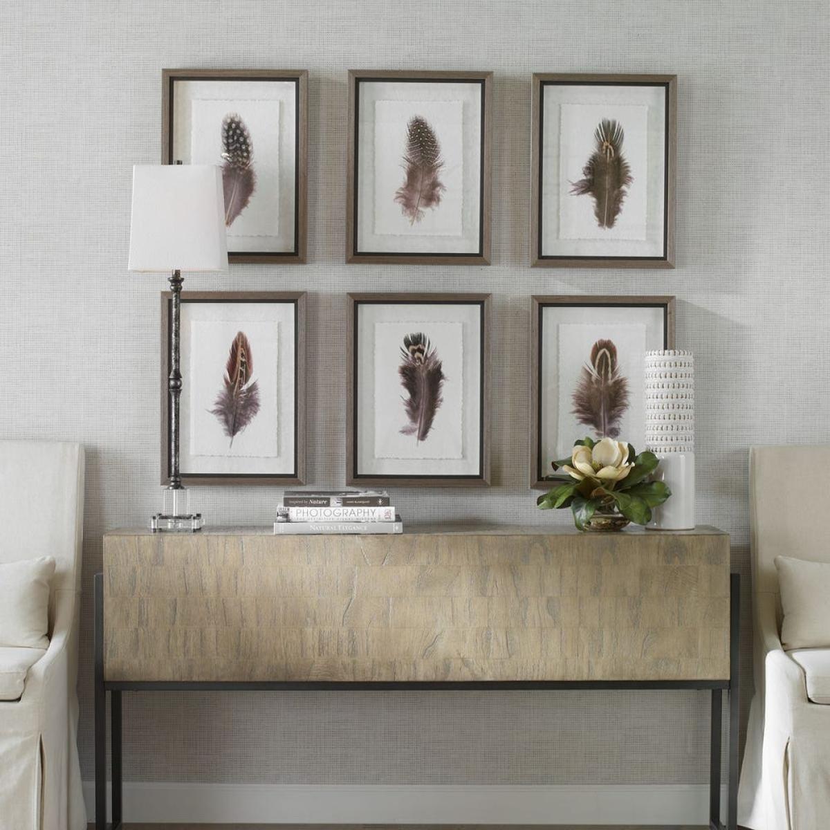 Birds Of A Feather Framed Prints, S/6 - Image 3