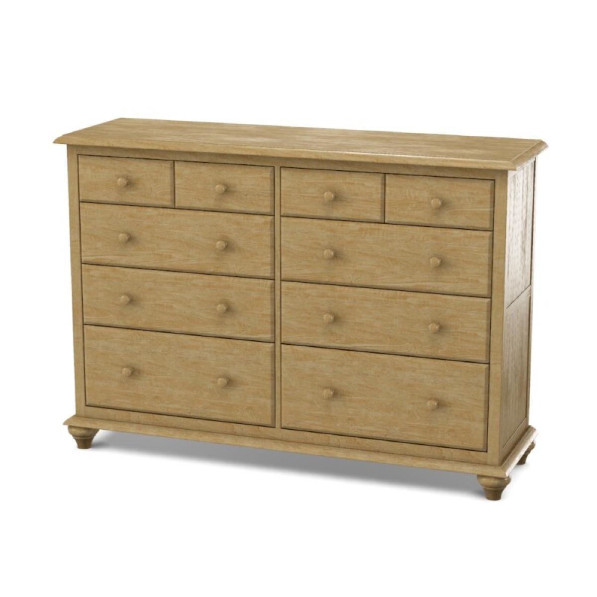 Cottage 10-Drawer Dresser - Image 7