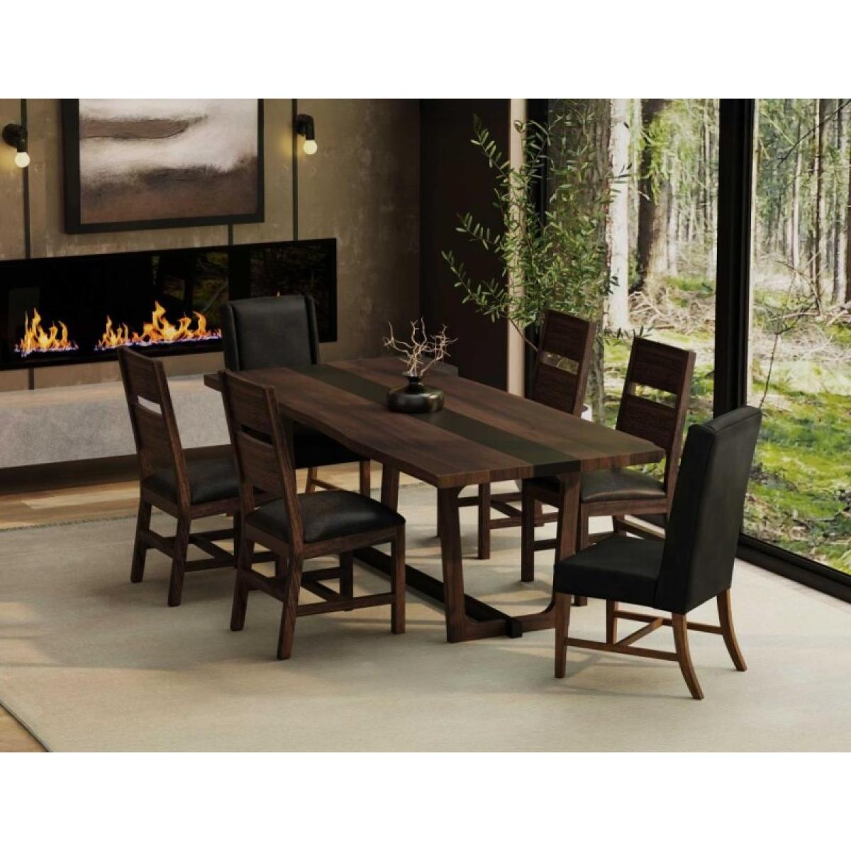 Chair with a high backrest - Riverwood - Image 7