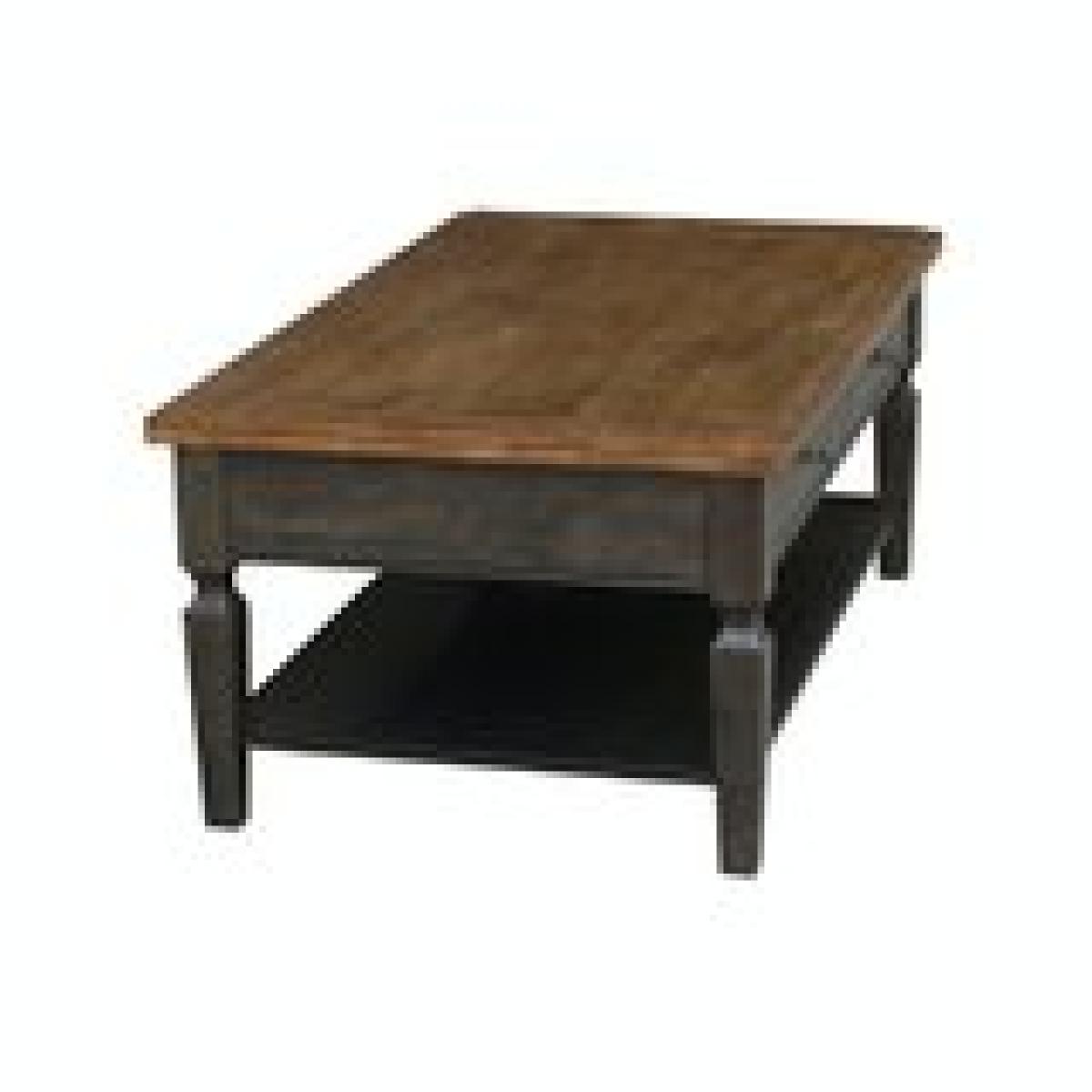 Home Accents - Vista Coffee Table in Hickory & Coal - Image 10
