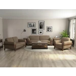 Loft Brown Wooden Frame & Base, Armchair - Image 4