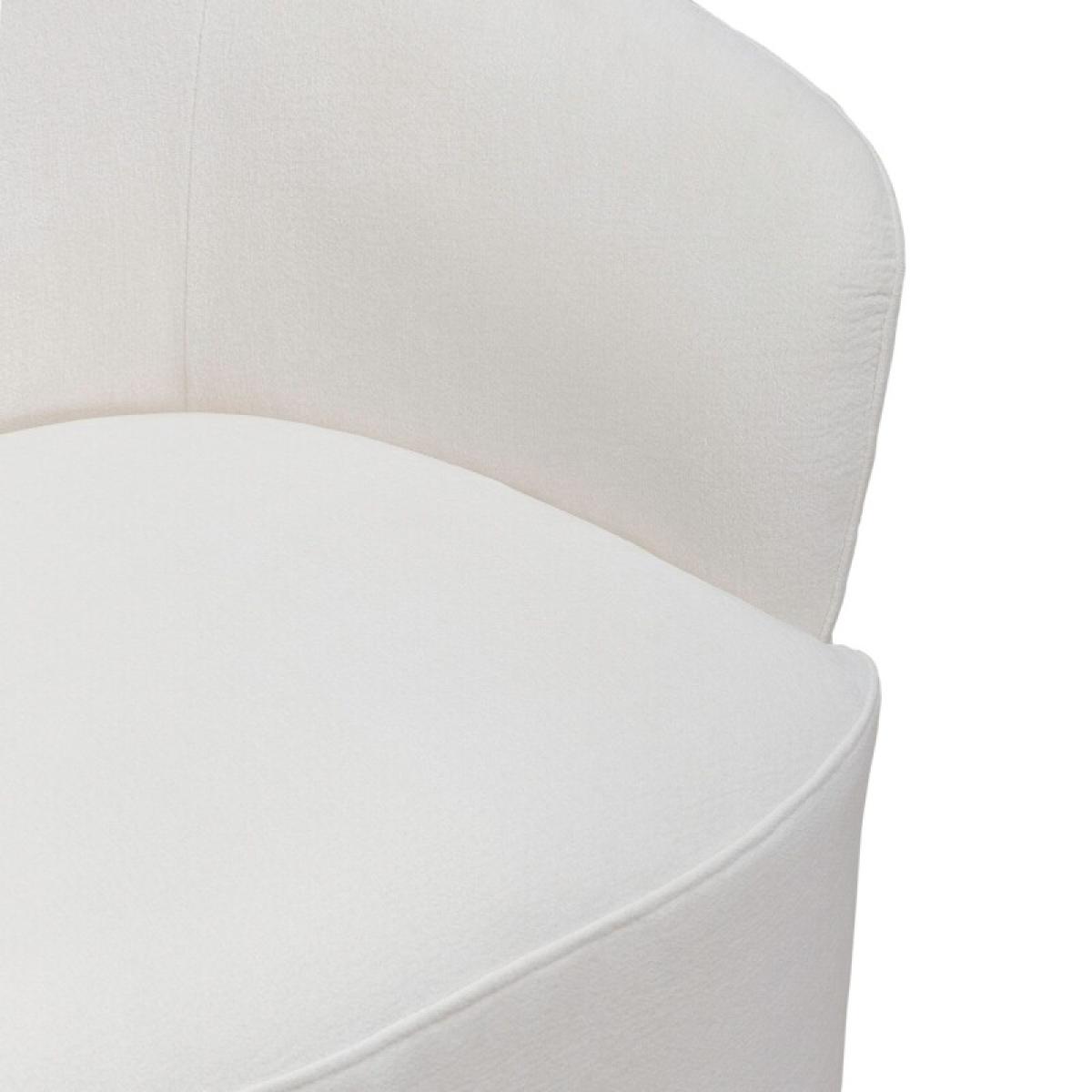 Accent Dining Chair w/ Casters - Ivory - Image 13