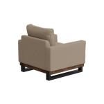 Blackburn Metal & Wood Base, Armchair - Image 4