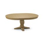 Build Your Own Pedestal Table w/ 54" x 72" Butterfly Leaf Extension Top w/Half Bullnose Edge - Image 4