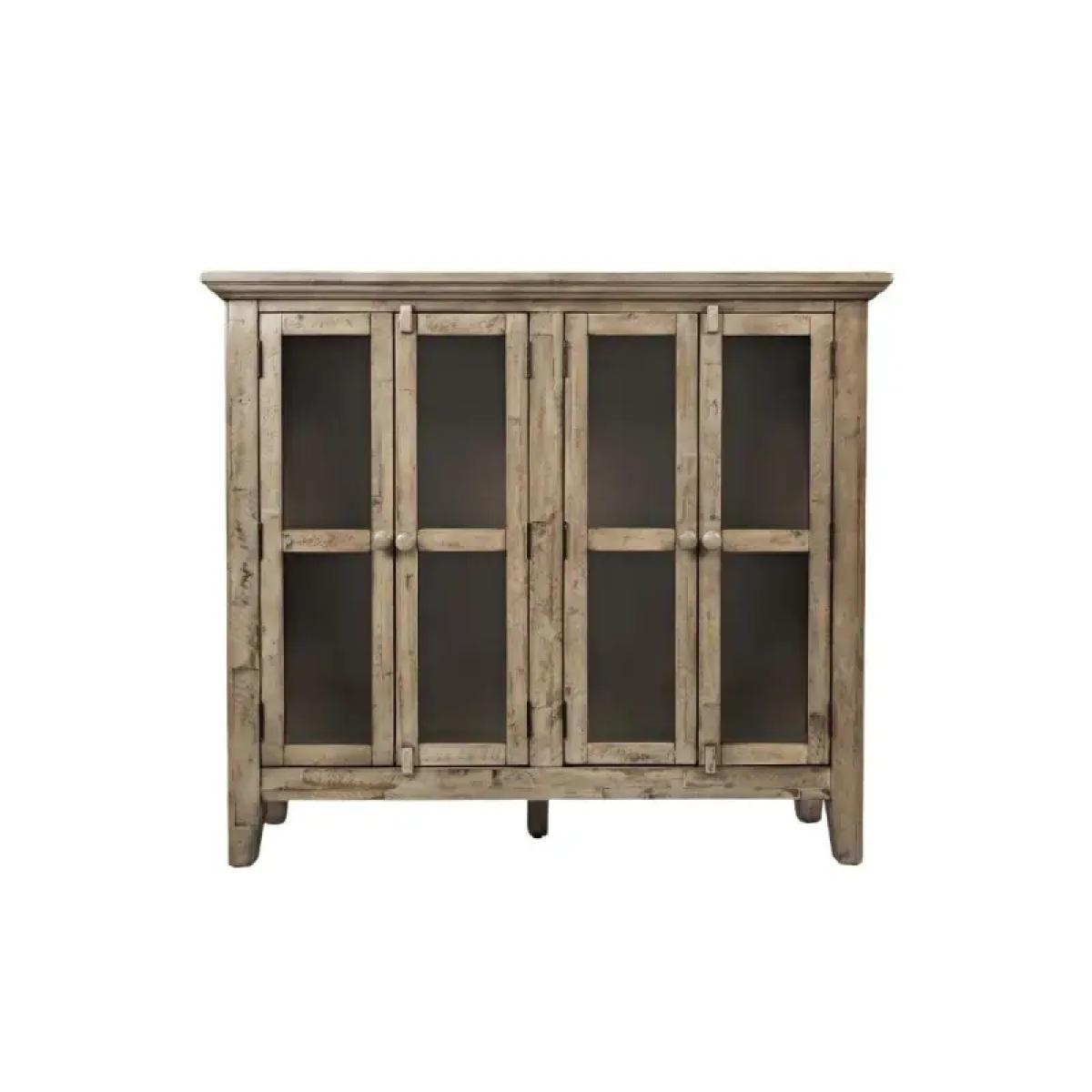 Rustic Shores 4 Door Accent Cabinet - Image 2