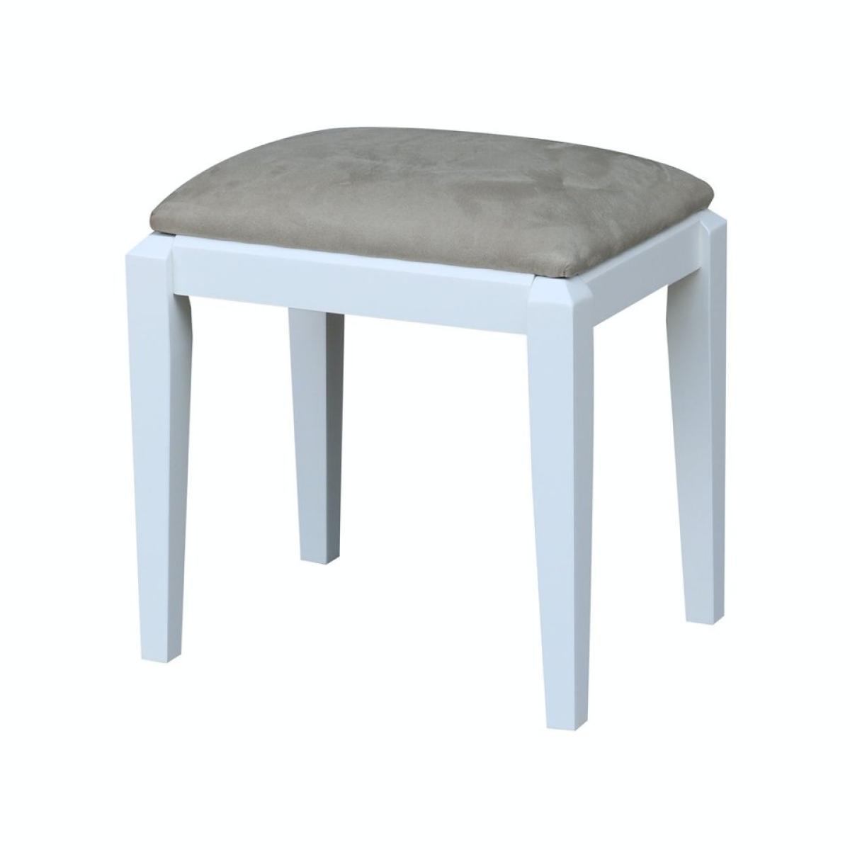 Tykes - Upholstered Vanity Bench in Pure White - Image 2