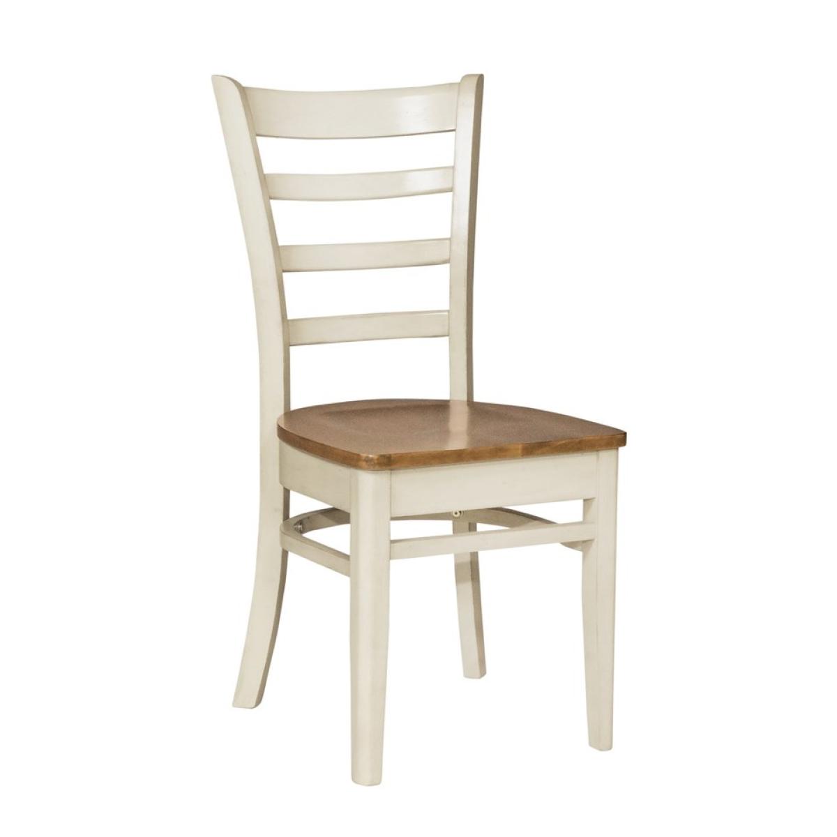 Dining Essentials - Emily Chair in Hickory and Shell - Image 2