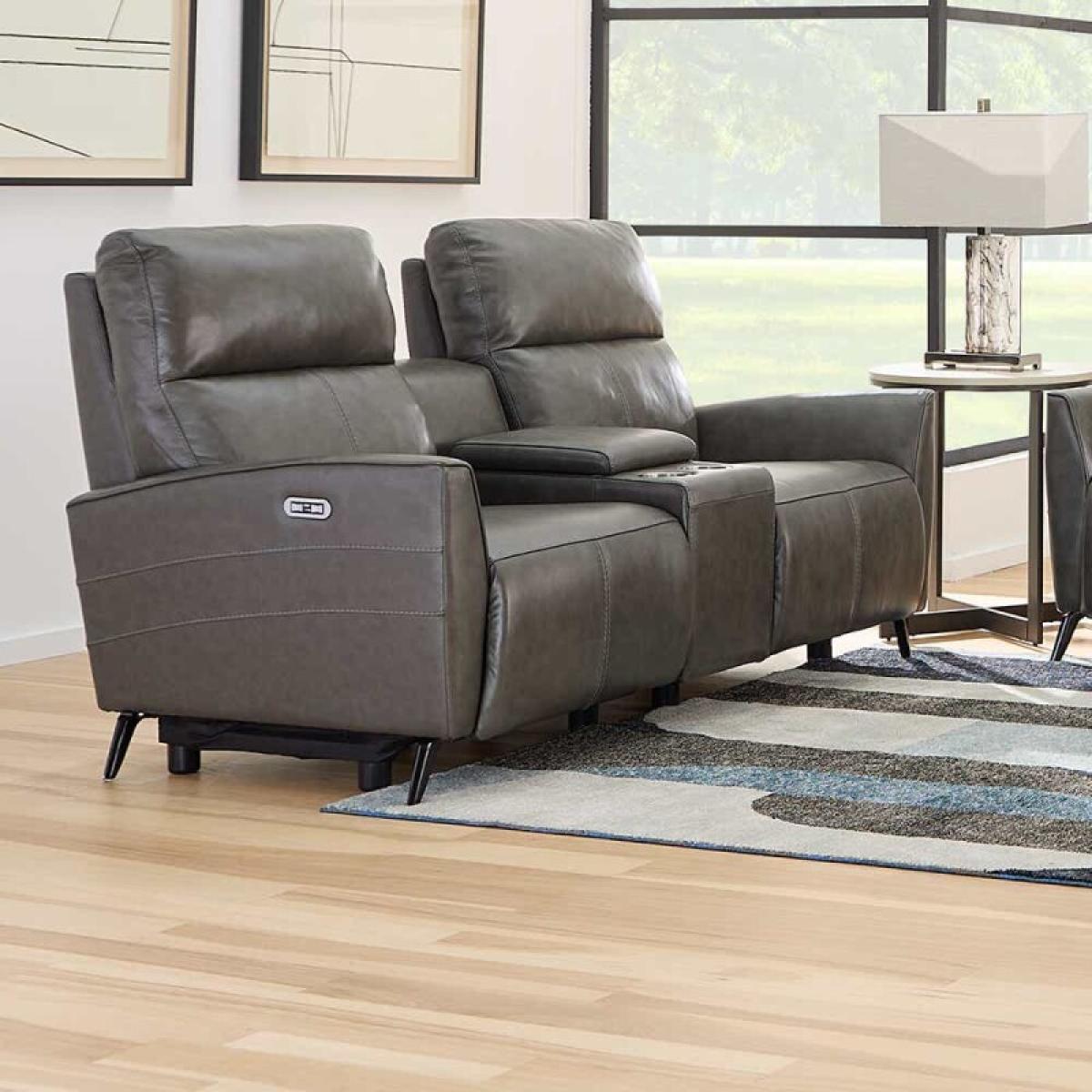 Higbee Power Loveseat W/ Power Headrest - Image 3