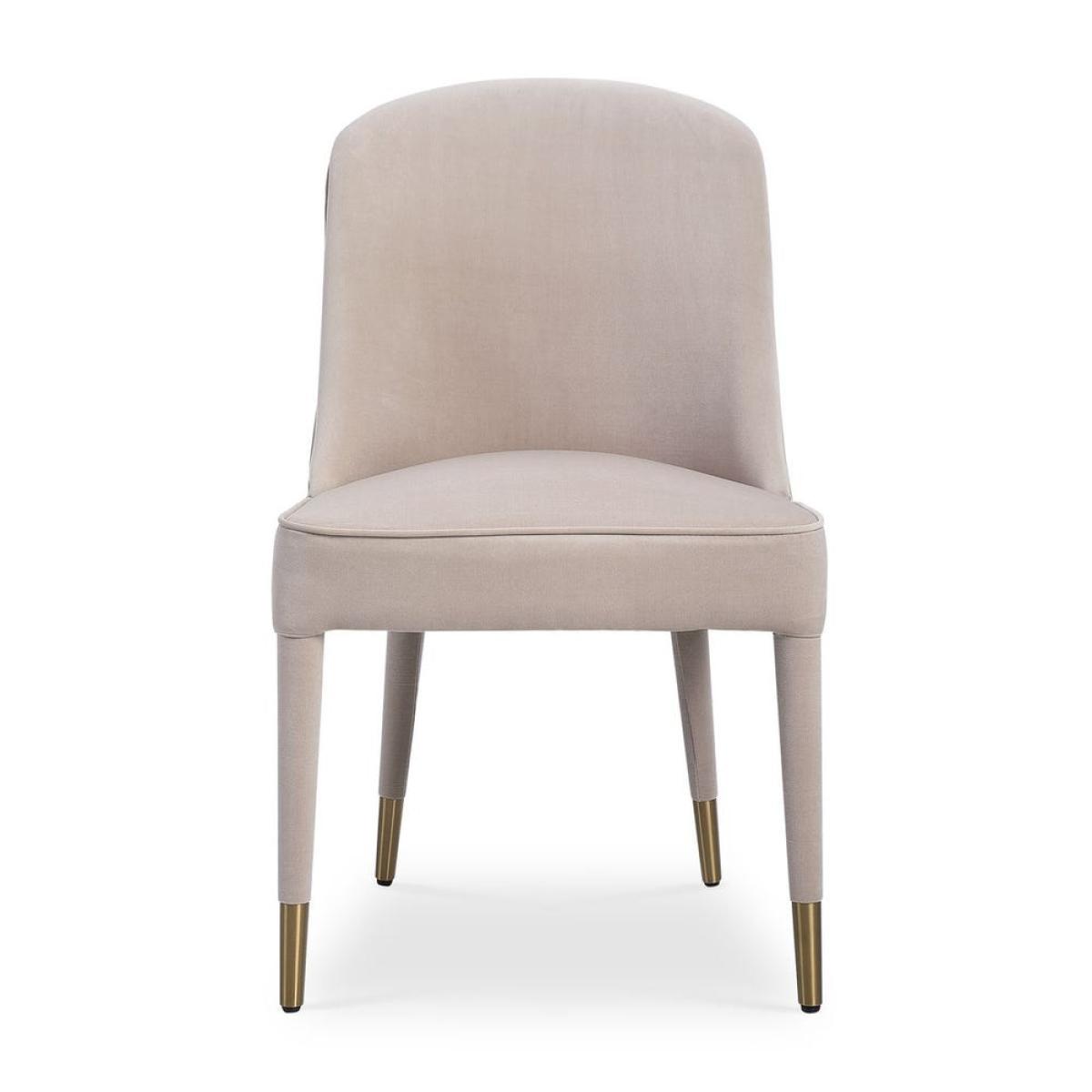 Brie Armless Chair, Champagne, 2 Per Box, Priced Each - Image 2