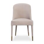 Brie Armless Chair, Champagne, 2 Per Box, Priced Each