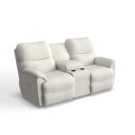 Trouper Power Reclining Loveseat W/ Headrest & Console
