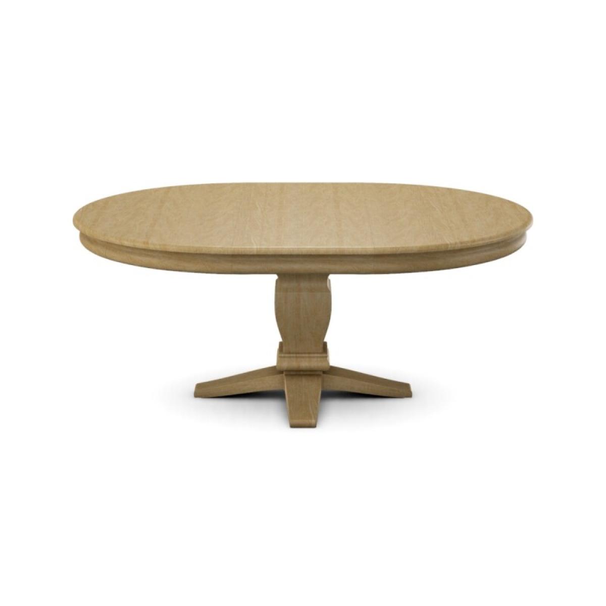 Build Your Own Pedestal Table w/ 54" x 72" Butterfly Leaf Extension Top w/Half Bullnose Edge - Image 5