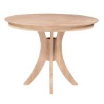 Sienna Round Solid Table Top w/ 36" Sienna Pedestal Base - T-148B-36