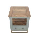 2 Drawer, 1 Shelf, End Table - Timber - Image 5