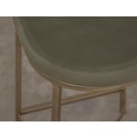 Wooden Frame & Metal Base, 24" Stool - Mezquite - Image 4