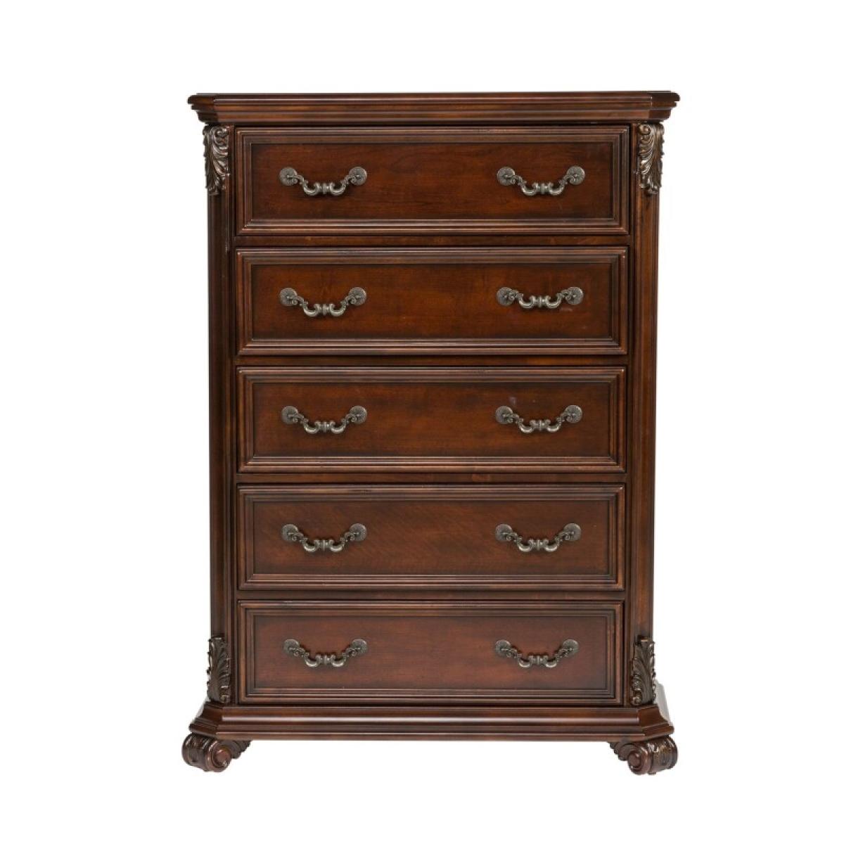 Messina Estates Queen Poster Bed, Dresser & Mirror, Chest - Image 6