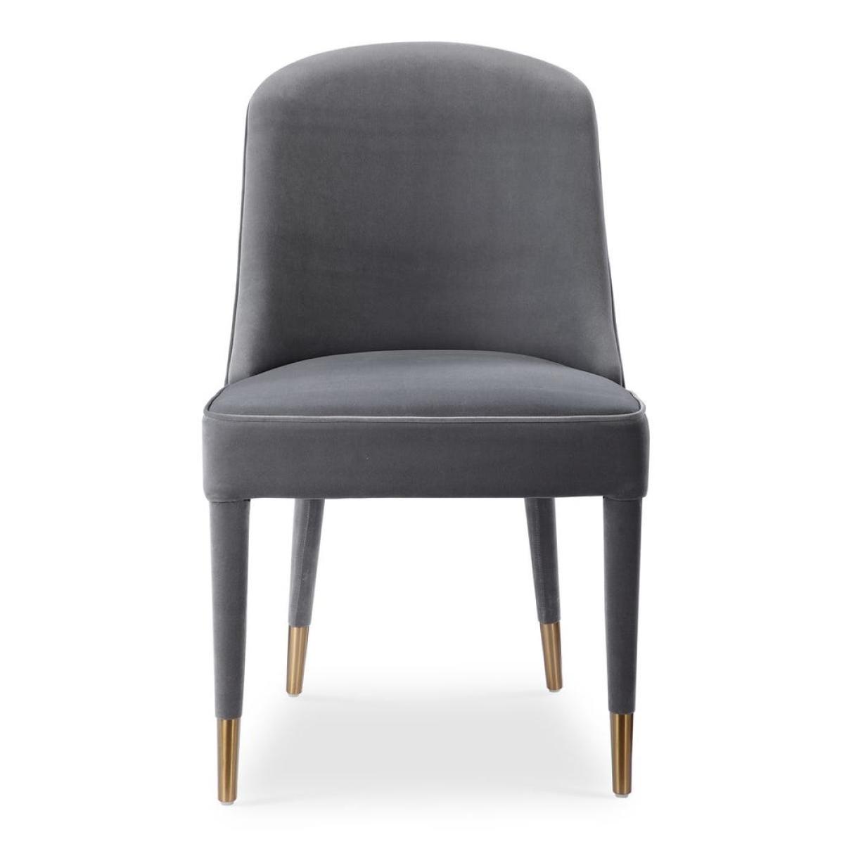 Brie Armless Chair, Gray, 2 Per Box, Priced Each - Image 2