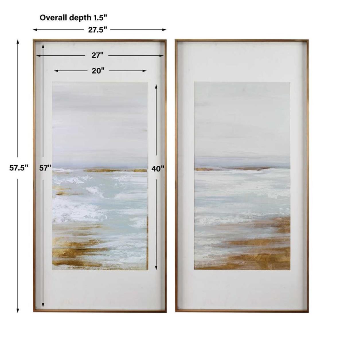 Coastline Framed Prints, S/2 - Image 7