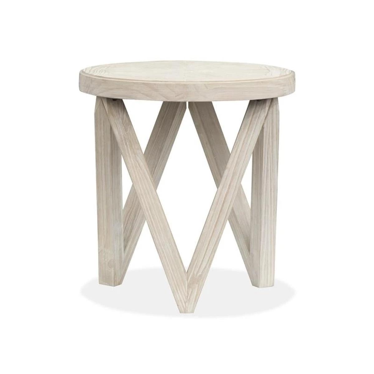 164cd184bf4f5c525b17ef994b6651a1 Bostwick T6340-05 Round End Table - Image 1