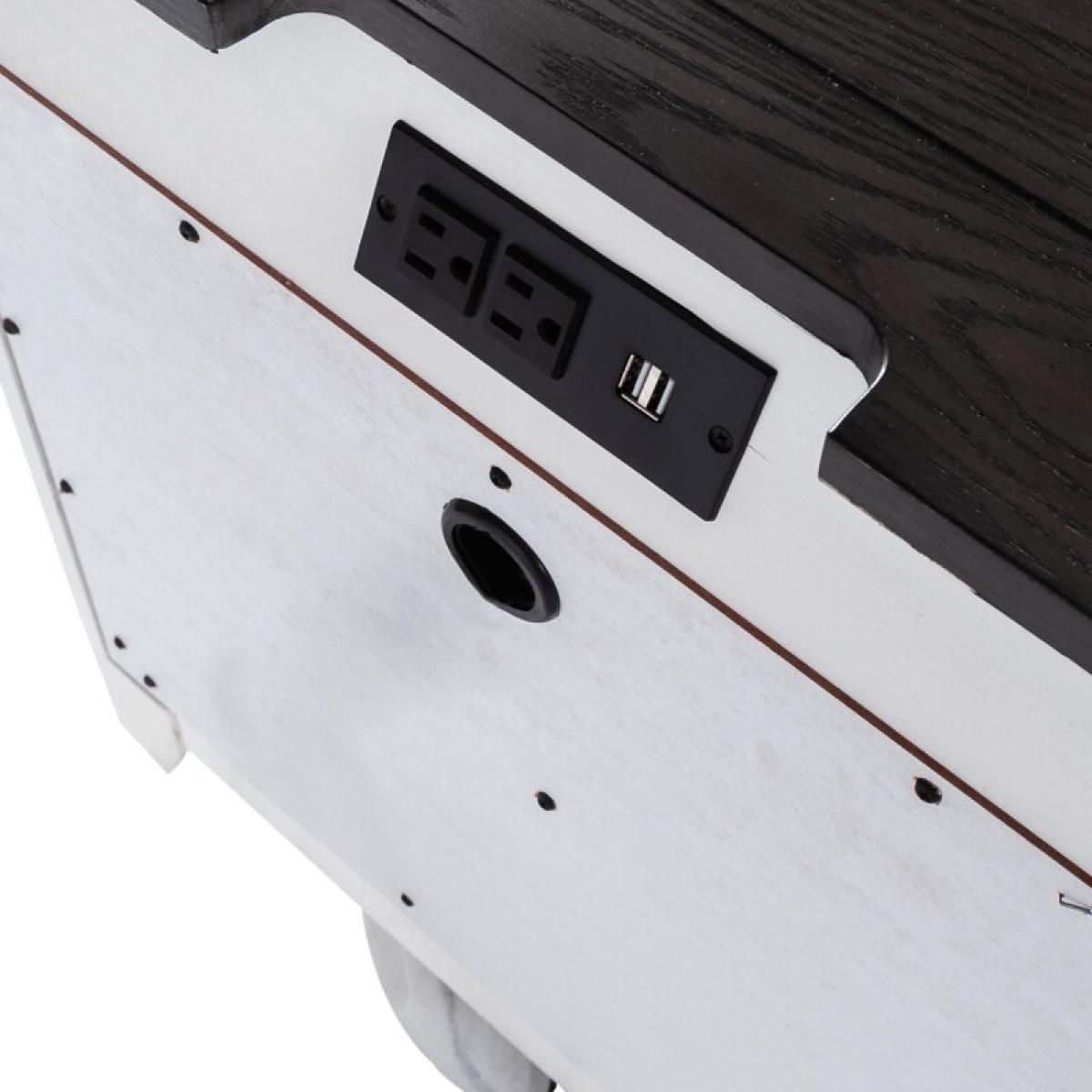 Allyson Park 2 Drawer Night Stand w/ Charging Station - Image 9