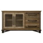 3 Drawer 2 Doors Buffet - Loft Brown