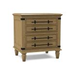 Farmhouse Chic 2-Drawer Nightstand - Image 3