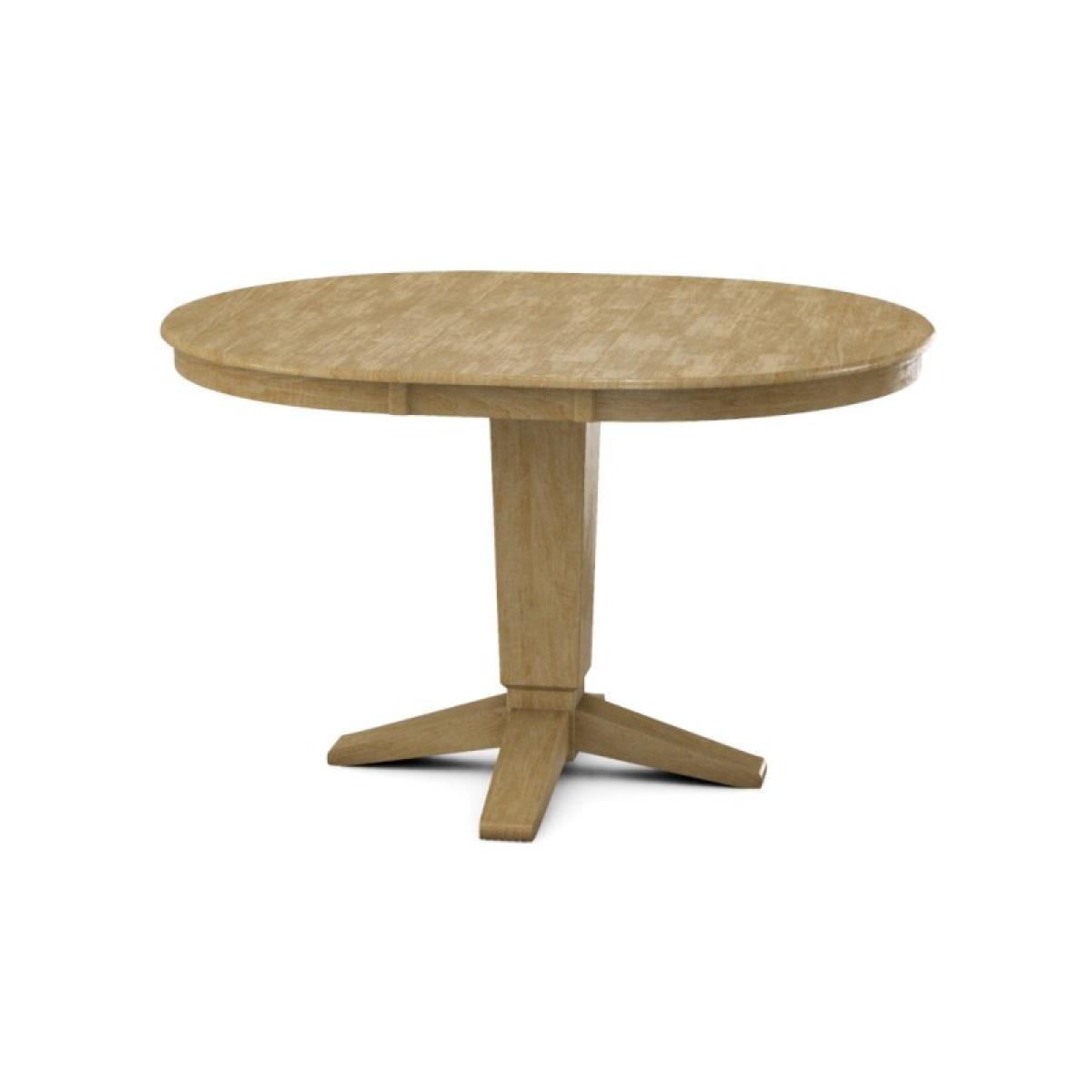 Build Your Own Pedestal Table w/ 42" x 54" Round Extension Tabletop - Image 6