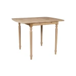 Butterfly Leaf Table Top w/ 36" Turned Legs - T-336T