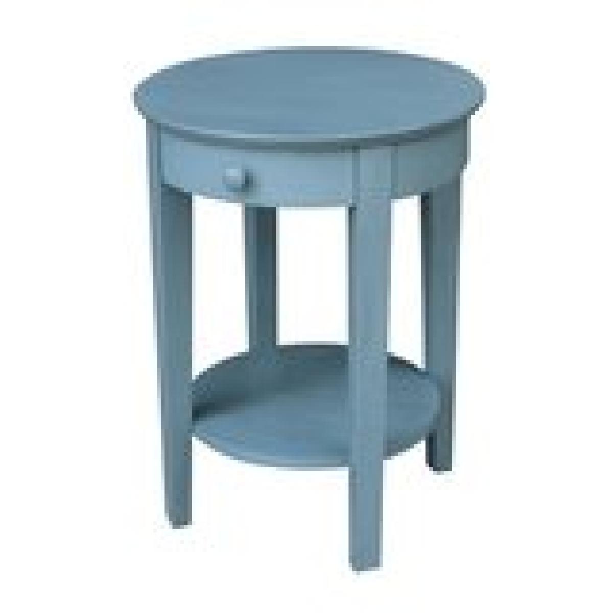 Destinations Collection - Phillips Table in Ocean Blue - Image 4
