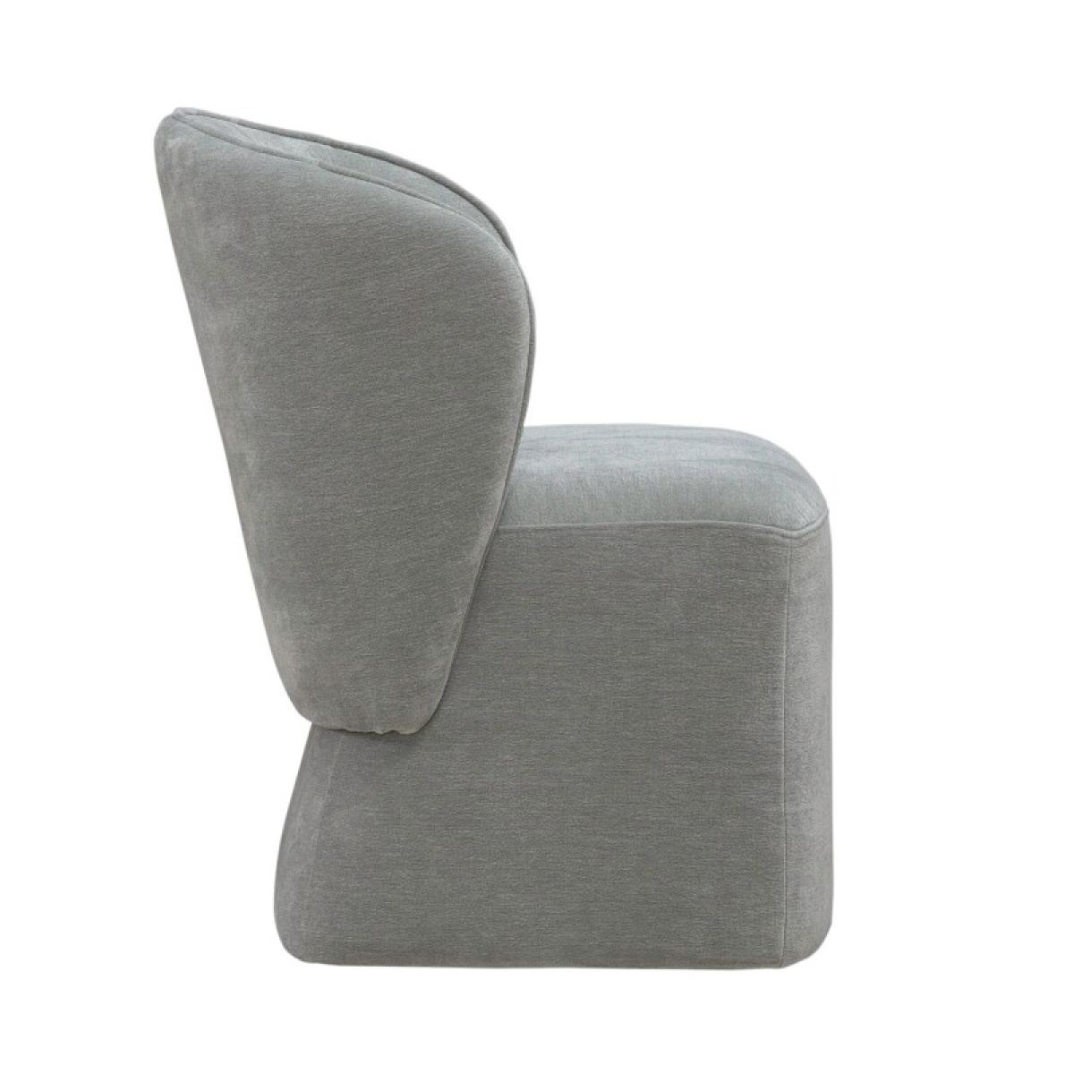 Accent Dining Chair w/ Casters - Sapphire - Image 6