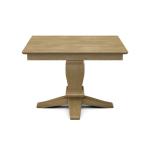 Build Your Own Pedestal Table w/42" Square Top w. Reverse Bevel Edge - Image 23