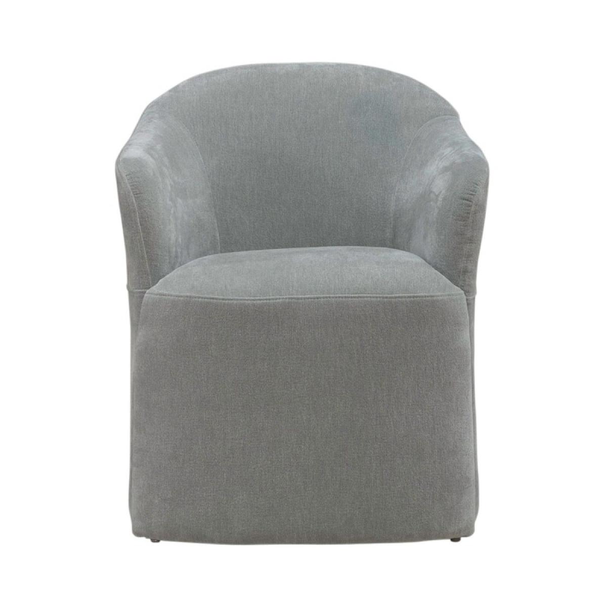 Accent Dining Chair w/ Casters - Sapphire - Image 5