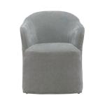 Accent Dining Chair w/ Casters - Sapphire - Image 5