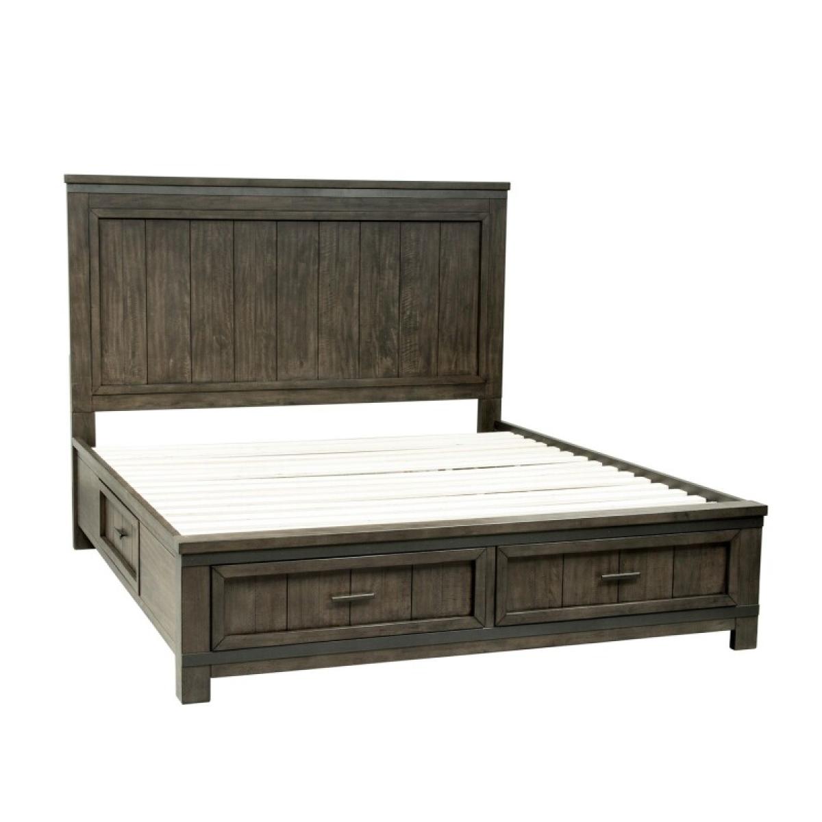 Thornwood Hills Queen Two Sided Storage Bed, Dresser & Mirror - Image 3