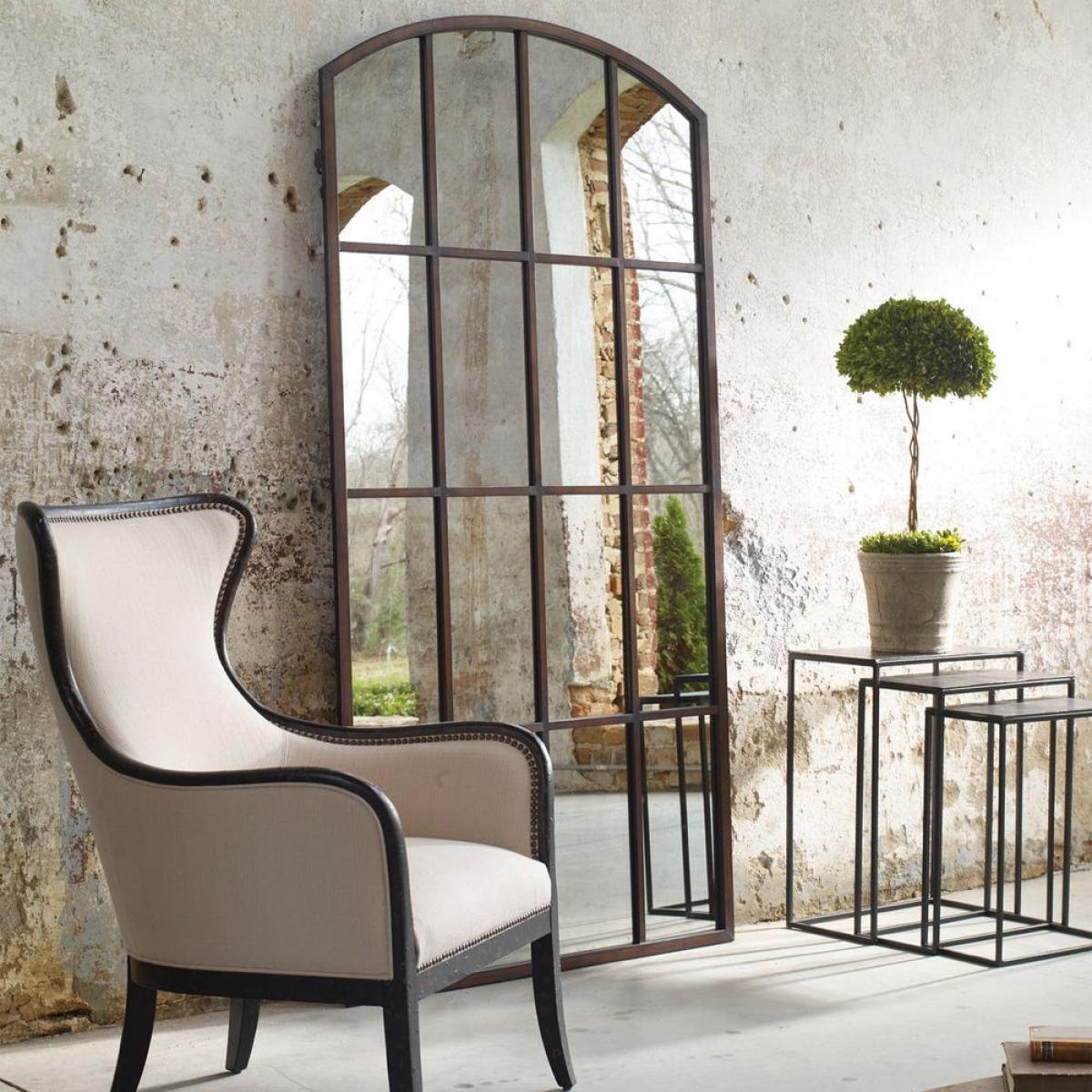 Amiel Large Arch Mirror, Bronze - Image 5