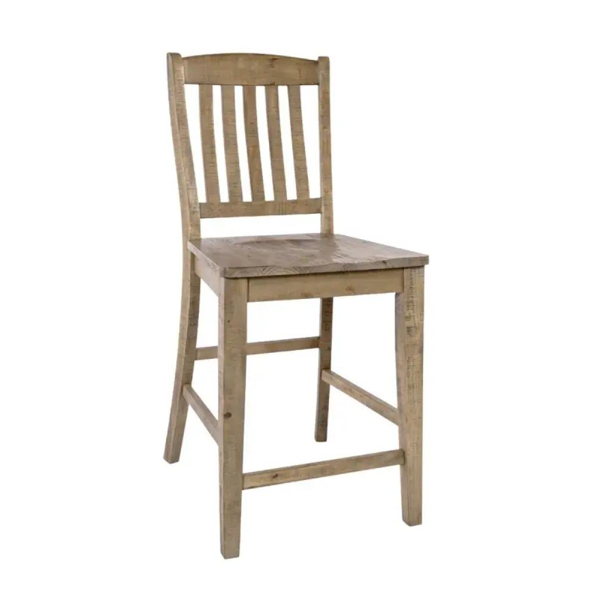 199046bb35ce36943025ee55206c8a71 Carlyle Crossing Slatback Counter Stool (2/ctn) - Image 1