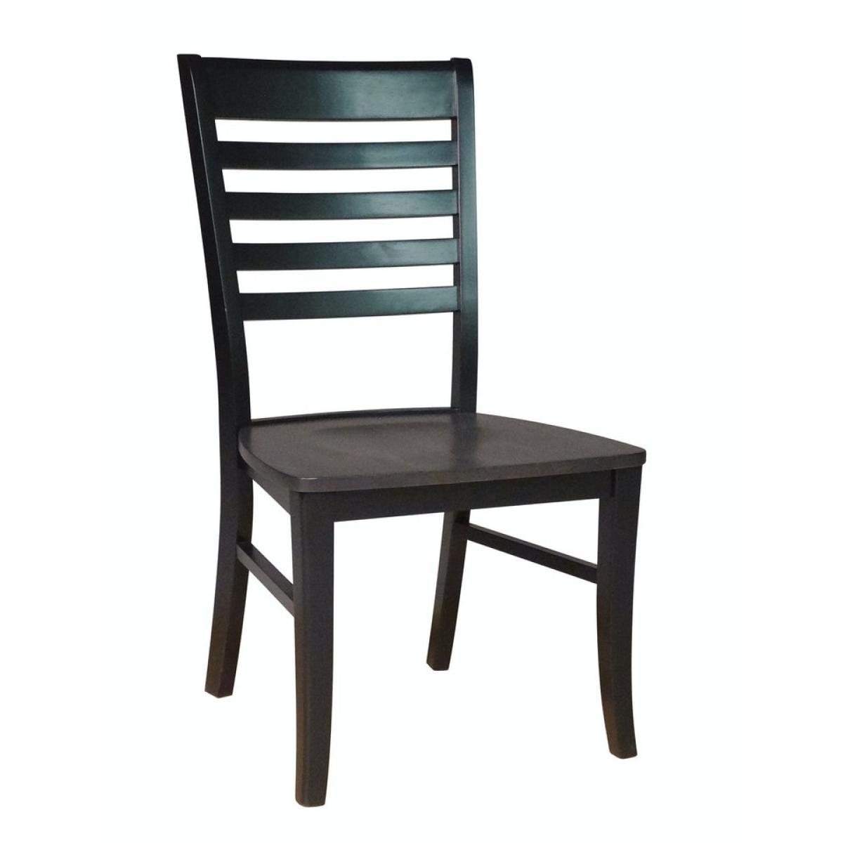 Cosmopolitan Collection - Roma Chair in Coal & Black - Image 2