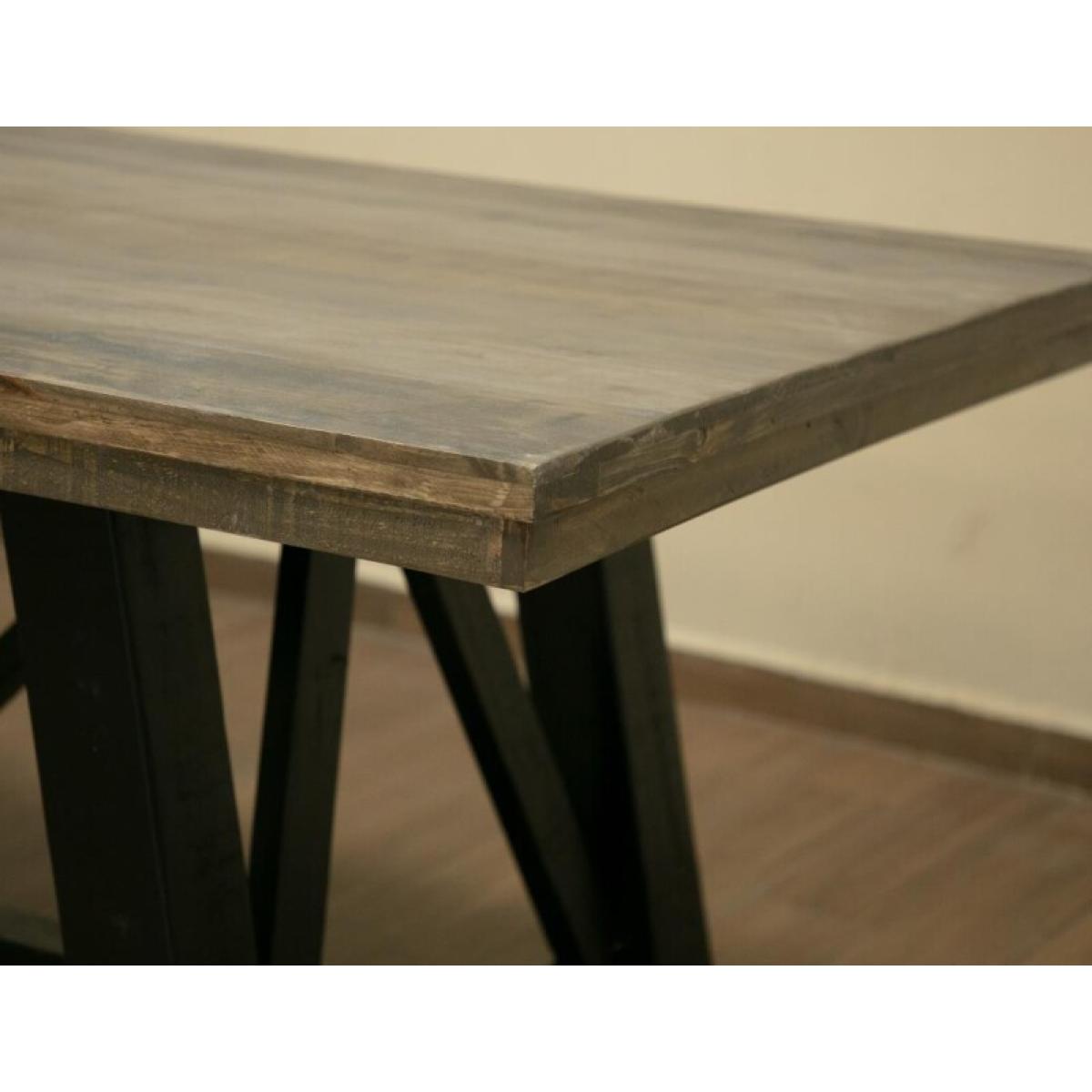 Loft Brown, Rectangular Dining Table - Loft Brown - Image 10