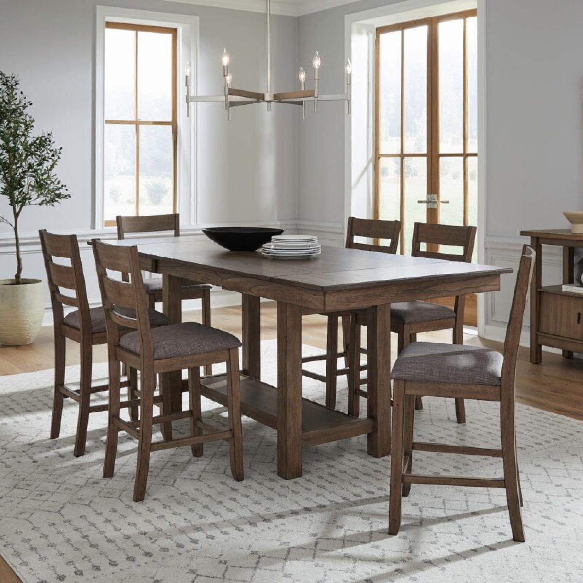 1a41a2e8c503c868a411025d19a5f02f Brook Bay Opt 7 Piece Gathering Trestle Table - Image 1