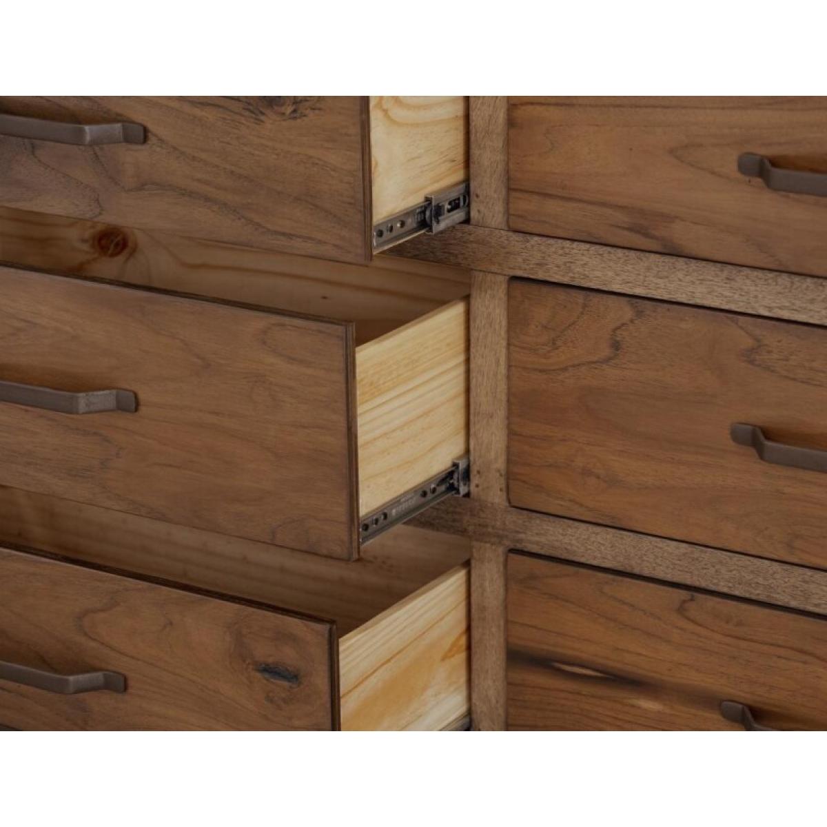 6 Drawer, Dresser - Natural Teca - Image 6