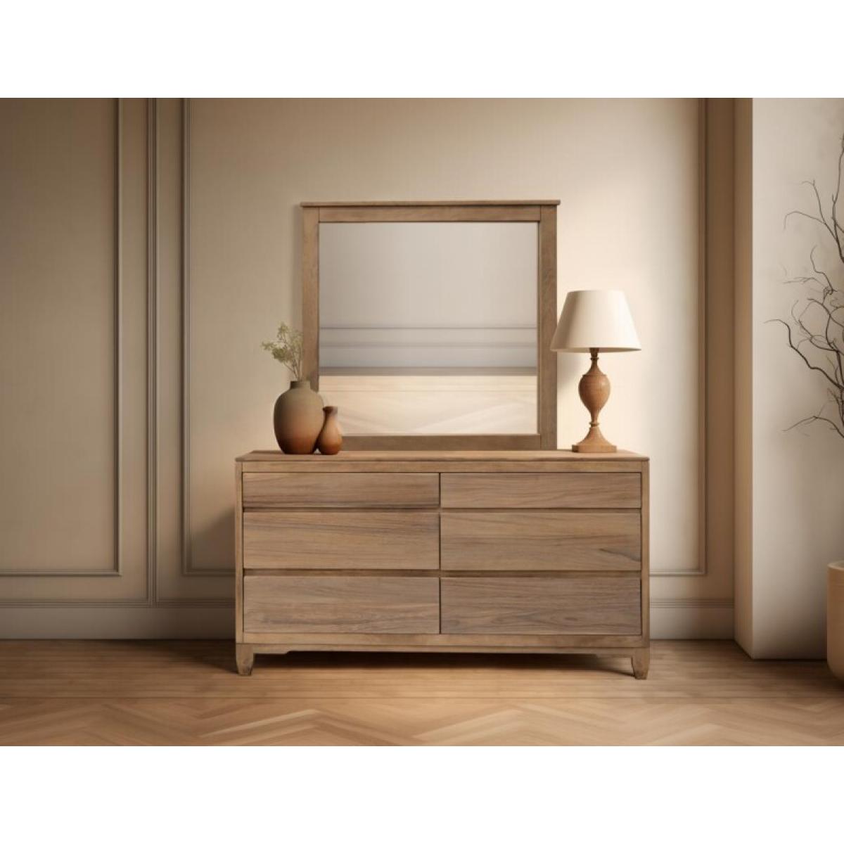 6 Drawer Dresser - Parota Nova - Image 3