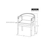 Wooden Chair - Teak - Image 13